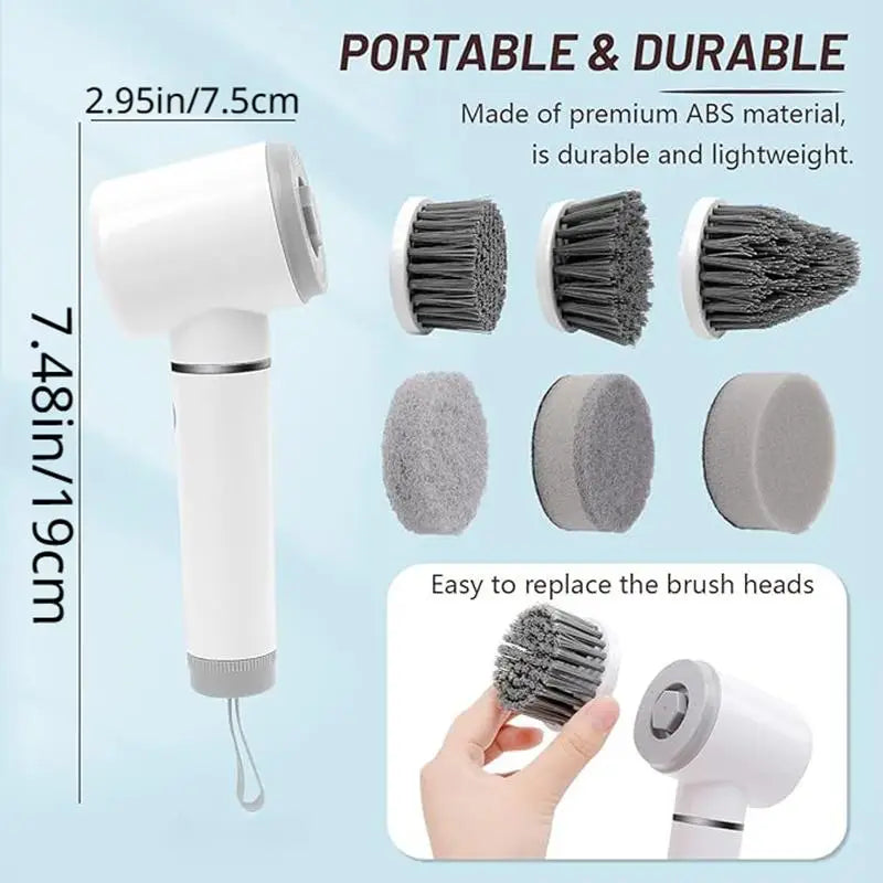 Electric Spin Scrubber,Bathroom Cleaning Brush