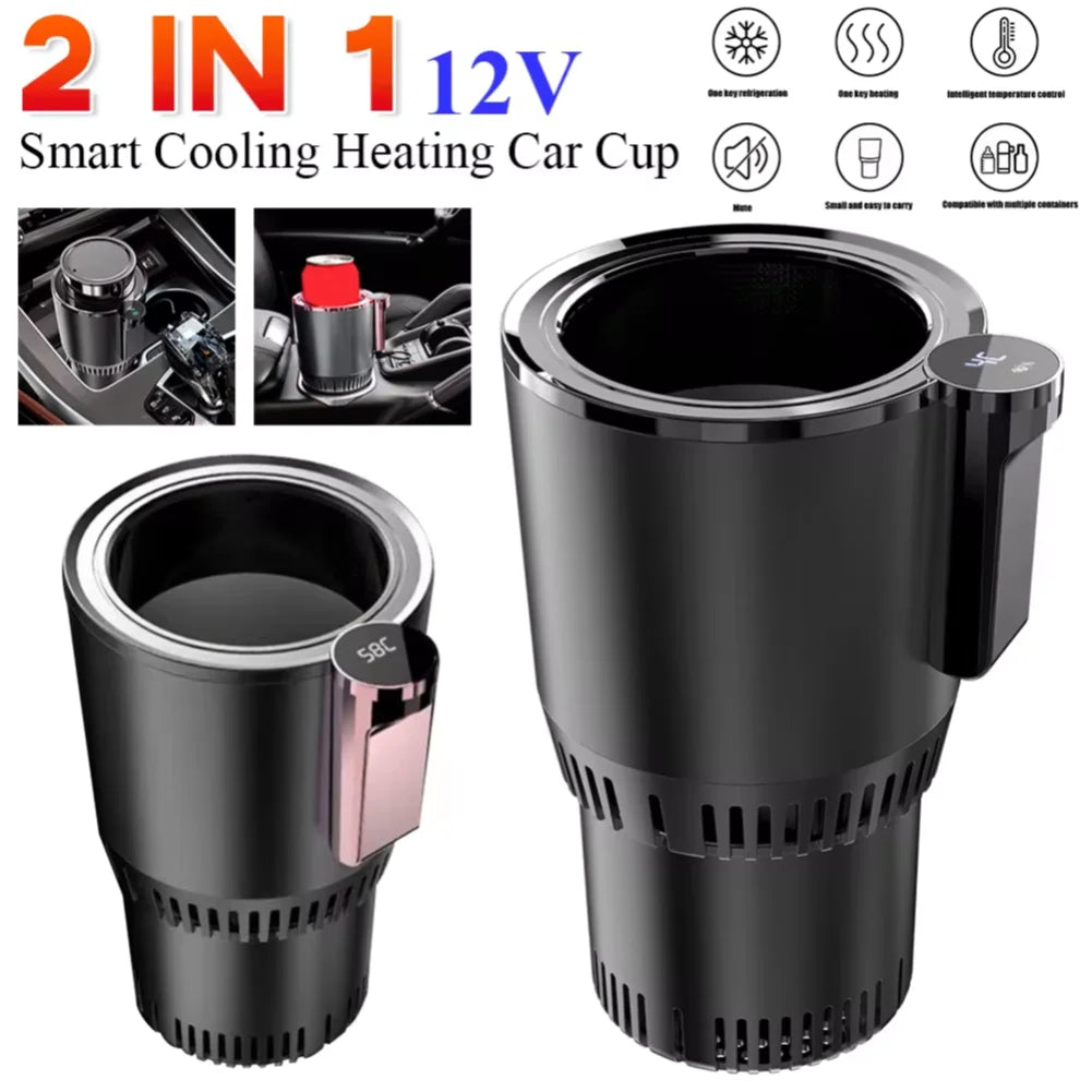 Portable Smart 2 In 1 12V Car Cup Cooler Warmer