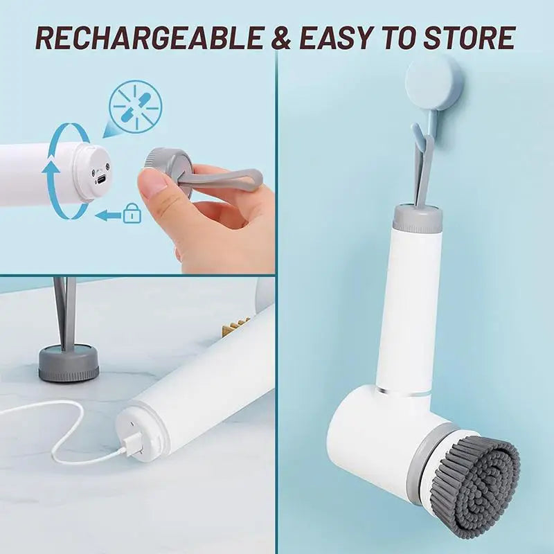 Electric Spin Scrubber,Bathroom Cleaning Brush