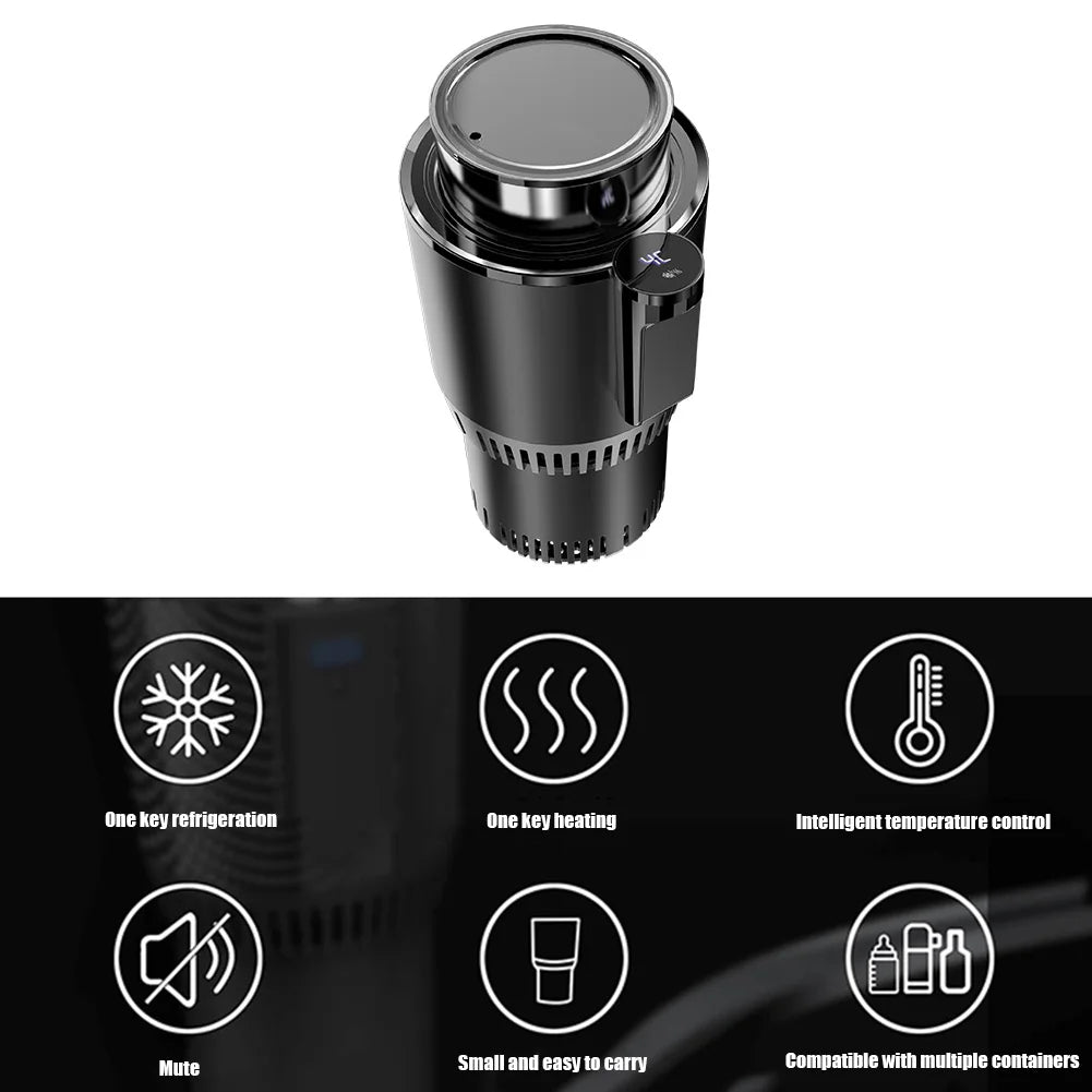 Portable Smart 2 In 1 12V Car Cup Cooler Warmer