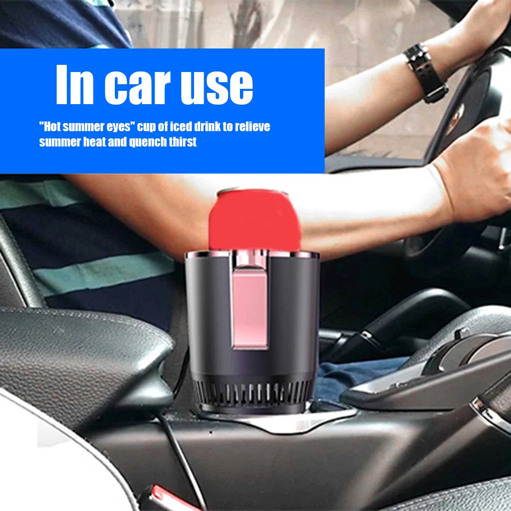 Portable Smart 2 In 1 12V Car Cup Cooler Warmer