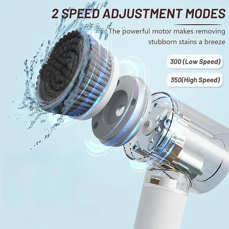 Electric Spin Scrubber,Bathroom Cleaning Brush